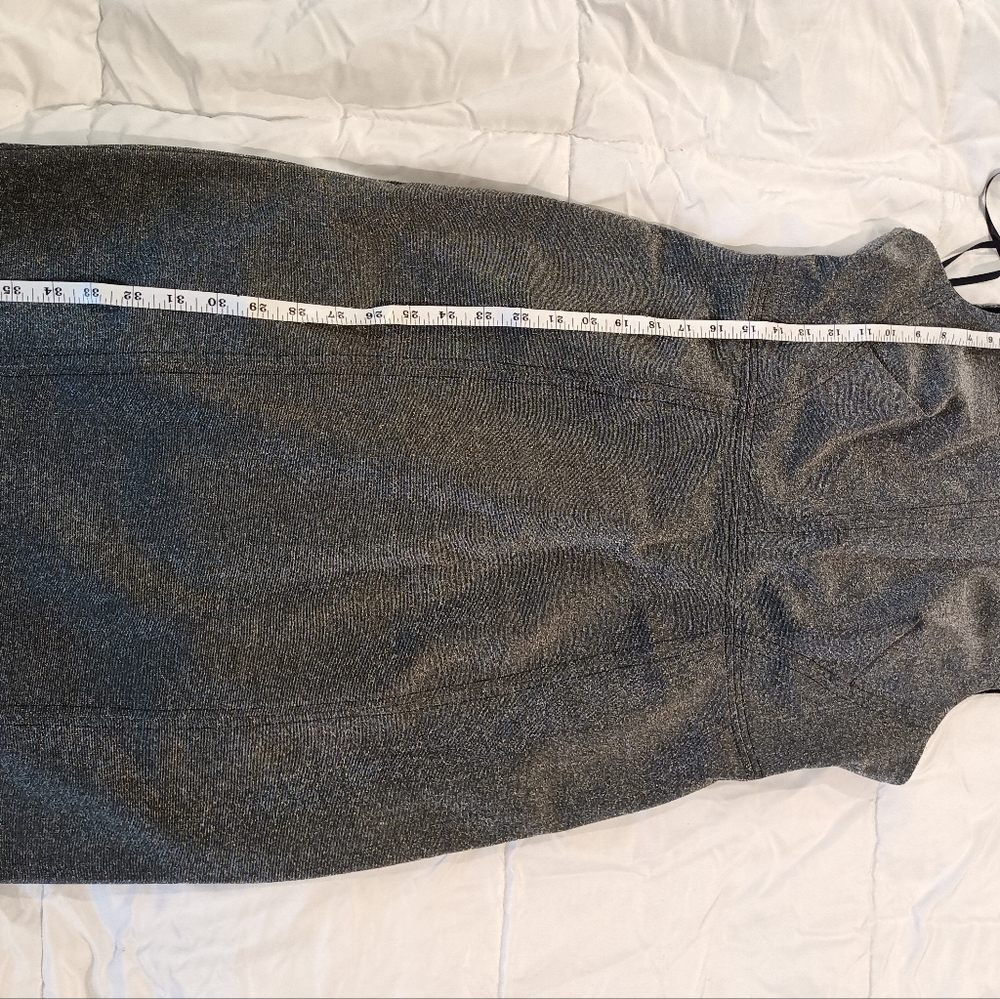 Calvin Klein elastic dress with glitter gray color
